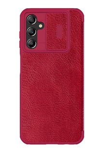 Nillkin Qin Book Pro flipové pouzdro s krytkou kamery pro Samsung Galaxy A14 červené