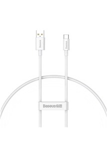 Baseus Superior USB-A / USB-C 100W 0,25m bílý kabel