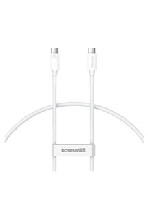 Baseus Superior Series 2 USB-C / USB-C 240W 1m bílý kabel