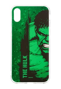 MARVEL Hulk 001 zadní kryt pro Apple iPhone XS/X zelený