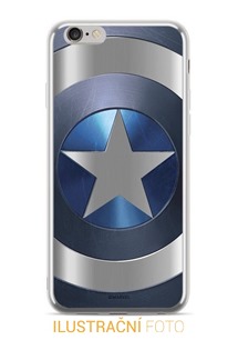 MARVEL Captain America 005 zadní kryt pro Huawei Y5 2018 stříbrný