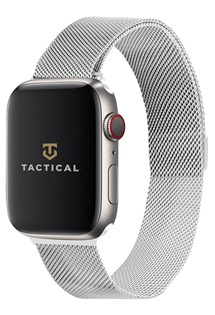 Tactical Loop kovov emnek pro Apple Watch 38 / 40 / 41mm stbrn