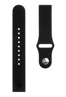 Tactical Classic silikonový řemínek 20mm Quick Release pro smartwatch černý