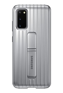 Samsung tvrzený zadní kryt se stojánkem pro Samsung Galaxy S20 stříbrný (EF-RG980CSEGEU)