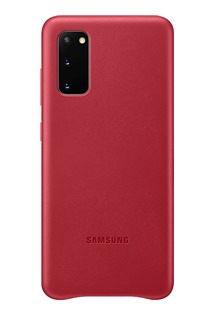 Samsung kožený kryt pro Samsung Galaxy S20 červený (EF-VG980LREGEU)