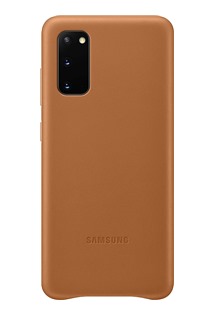 Samsung kožený kryt pro Samsung Galaxy S20 hnědý (EF-VG980LAEGEU)