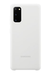Samsung silikonový zadní kryt pro Samsung Galaxy S20 bílý (EF-PG980TW)