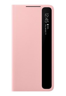 Samsung Clear View flipové pouzdro pro Samsung Galaxy S21+ růžové (EF-ZG996CPEGEE)