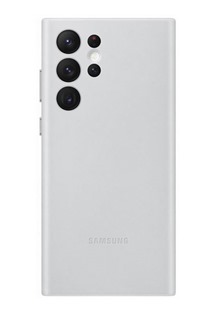 Samsung kožený zadní kryt pro Galaxy S22 Ultra šedý (EF-VS908LJEGWW)