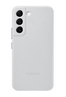 Samsung kožený zadní kryt pro Galaxy S22 šedý (EF-VS901LJEGWW)