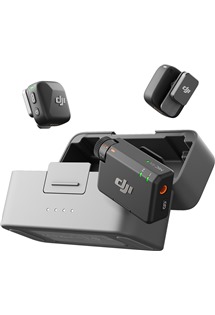 DJI Mic Mini kompletn� set digit�ln�ch mikrofon� / rekord�ru s nab�jec�m pouzdrem