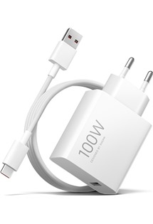 Xiaomi 100W USB-A nab�je�ka s kabelem USB-C b�l� (MDY-19-ER)