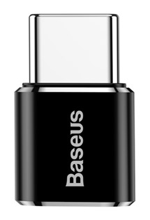 Baseus USB-C / microUSB OTG adaptér černý