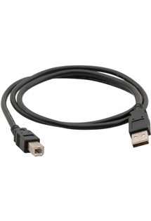 C-TECH USB-A / USB-B, 1.8m černý propojovací kabel