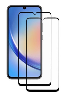 CELLFISH DUO 5D tvrzen� sklo pro Samsung Galaxy A34 5G Full-Frame �ern� 2ks