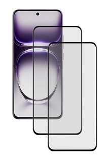 CELLFISH DUO 5D tvrzen� sklo pro OPPO Reno12 Pro 5G Full-Frame �ern� 2ks