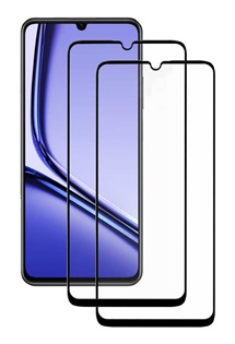 CELLFISH DUO 5D tvrzen� sklo pro realme Note 50 Full-Frame �ern� 2ks