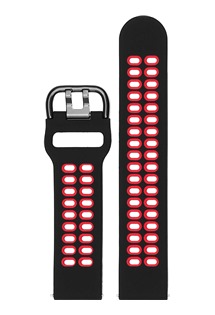 CELLFISH eXtreme silikonov emnek 20mm Quick Release ern / erven