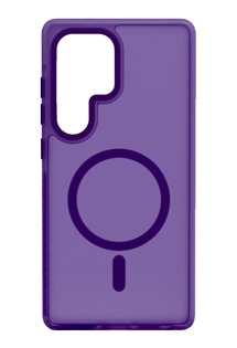 CELLFISH zadn kryt s podporou MagSafe pro Samsung Galaxy S25 Ultra fialov