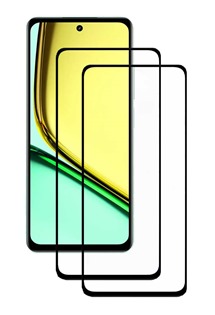 CELLFISH DUO 5D tvrzené sklo pro realme C67 Full-Frame černé 2ks