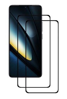 CELLFISH DUO 5D tvrzen sklo pro POCO F6 Pro Full-Frame ern 2ks