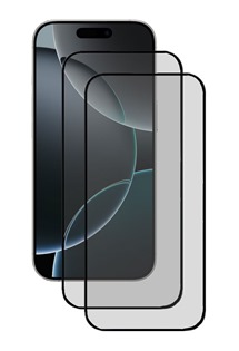 CELLFISH DUO 5D tvrzen� sklo pro Apple iPhone 16 Pro / 17 / 17 Pro Full-Frame �ern� 2ks