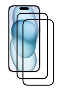 CELLFISH DUO 5D tvrzené sklo pro Apple iPhone 15 Full-Frame černé 2ks