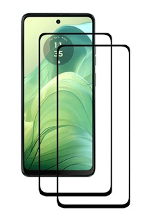 CELLFISH DUO 5D tvrzen� sklo pro Motorola Moto G04 Full-Frame �ern� 2ks