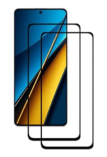 CELLFISH DUO 5D tvrzen sklo pro Xiaomi Redmi Note 13 Pro 5G / POCO X6 5G Full-Frame ern 2ks