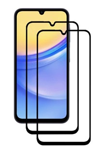 CELLFISH DUO 5D tvrzené sklo pro Samsung Galaxy A15 / A15 5G Full-Frame černé 2ks