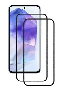 CELLFISH DUO 5D tvrzen sklo pro Samsung Galaxy A55 5G Full-Frame ern 2ks