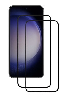 CELLFISH DUO 5D tvrzené sklo pro Samsung Galaxy S22 / S23 Full-Frame černé 2ks