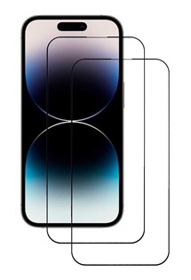 CELLFISH DUO 5D tvrzené sklo pro Apple iPhone 14 Pro Full-Frame černé 2ks