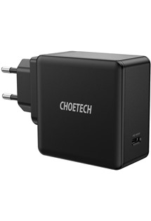 CHOETECH 60W USB-C rychlonabíječka do sítě s podporou PD černá