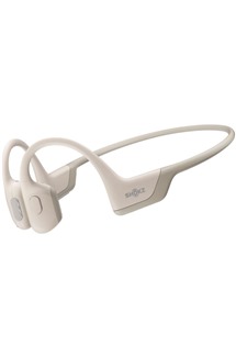 Shokz OpenRun Pro bezdrátová sportovní open-ear sluchátka béžová