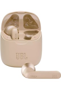 JBL Tune 225TWS True Wireless bezdrátová sluchátka zlatá