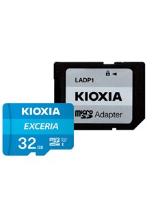 Kioxia microSDHC 32GB UHS-I + adaptér (ex-Toshiba)