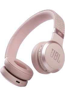 JBL Live 460NC bezdrátová náhlavní sluchátka růžová