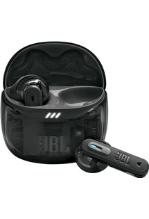 JBL Tune Flex 2 bezdrtov sluchtka s aktivnm potlaenm hluku ern / prhledn
