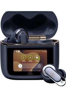 JBL Tour Pro 3 bezdr�tov� sluch�tka s dotykov�m displejem a potla�en�m hluku modr�