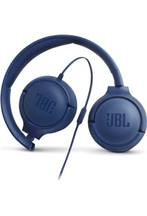 JBL Tune 500 náhlavní sluchátka modrá