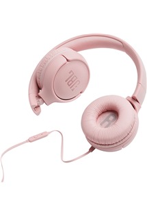 JBL Tune 500 náhlavní sluchátka růžová