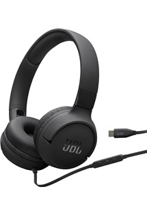JBL Tune 520C USB-C dr�tov� n�hlavn� sluch�tka �ern�