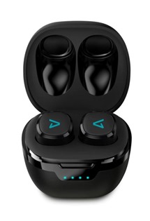 LAMAX Dots2 Wireless Charging bezdrátová sluchátka černo-modrá