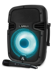 LAMAX PartyBoomBox300 bezdrátový párty reproduktor s mikrofonem černý
