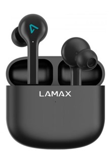 LAMAX Trims1 TWS bezdrátová sluchátka do uší černá