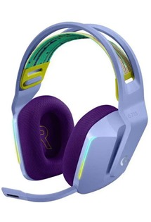 Logitech G733 bezdrátová herní sluchátka přes hlavu fialová