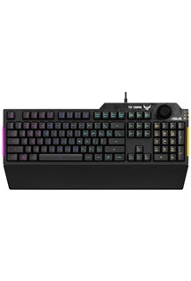 ASUS TUF Gaming K1 CZ/SK membránová herní klávesnice černá
