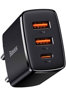Baseus Compact 30W PD / QC nab�je�ka �ern�