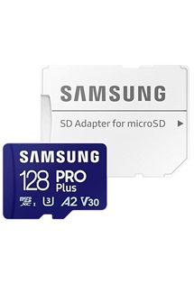 Samsung PRO Plus microSDXC 128GB + SD adaptér